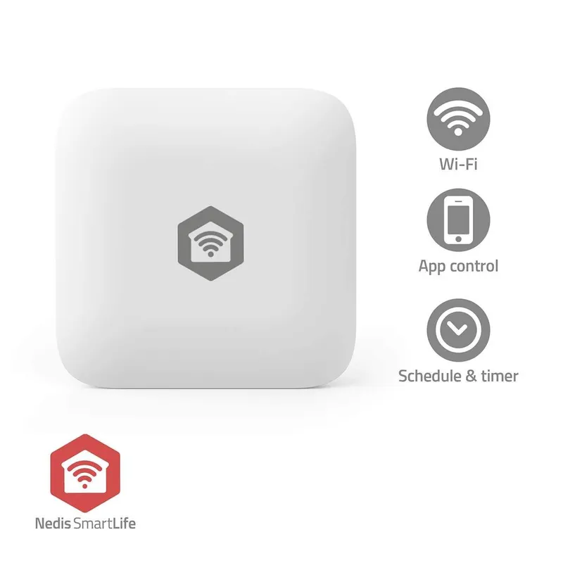 Bild 1 för SmartLife vattendetektor | Zigbee 3.0 | Batteridriven | Max. batteritid: 12 månader | Vit