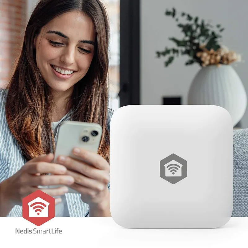 Bild 2 för SmartLife vattendetektor | Zigbee 3.0 | Batteridriven | Max. batteritid: 12 månader | Vit