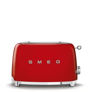 Produktfoto för Smeg Brödrost 2 skivor Röd