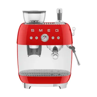 Produktfoto för Smeg EGF03 Manuell espressomaskin, röd
