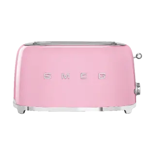 Produktfoto för Smeg TSF02PKEU Brödrost 4 Skivor Rosa