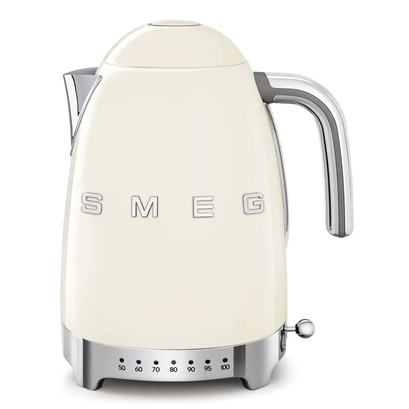 Bild 1 för Smeg Vattenkokare 1,7 l med Variable Temperatur Creme