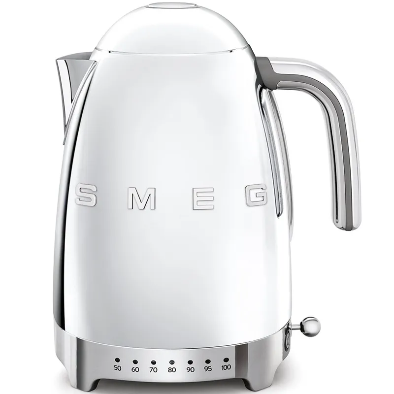 Bild 1 för Smeg Vattenkokare 1,7 l med Variable Temperatur Krom
