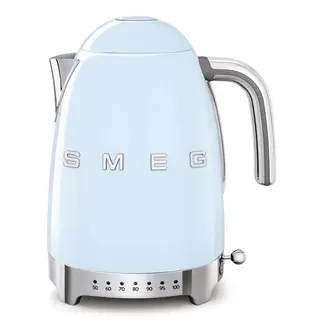 Produktfoto för Smeg Vattenkokare 1,7 l Variabel Temperatur Pastellblå