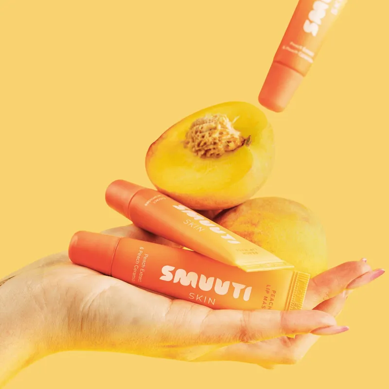Bild 3 för Smuuti Skin Peach Lip Mask 15 ml