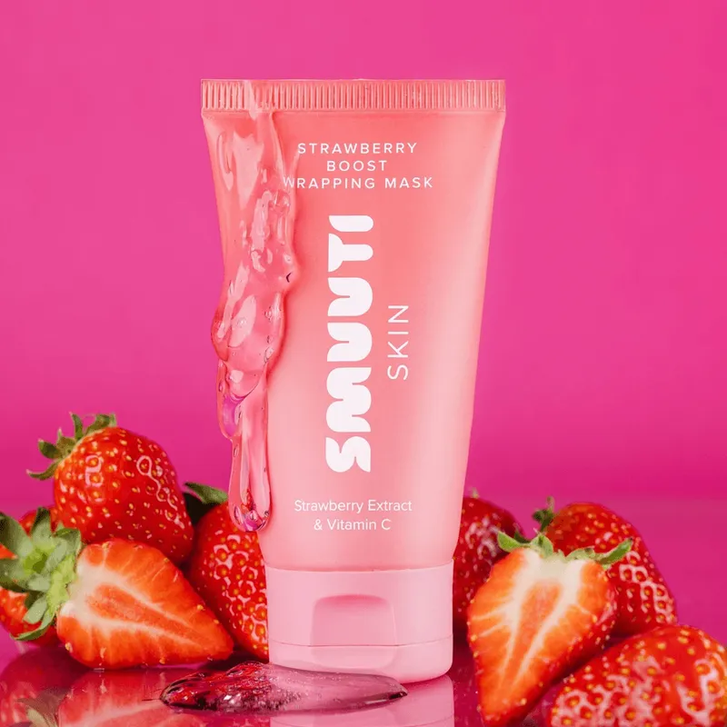 Bild 2 för Smuuti Skin Strawberry Boost Wrapping Mask 70ml