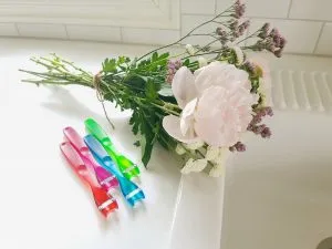 Bild 2 för Snittkniv - Flower Power, lila