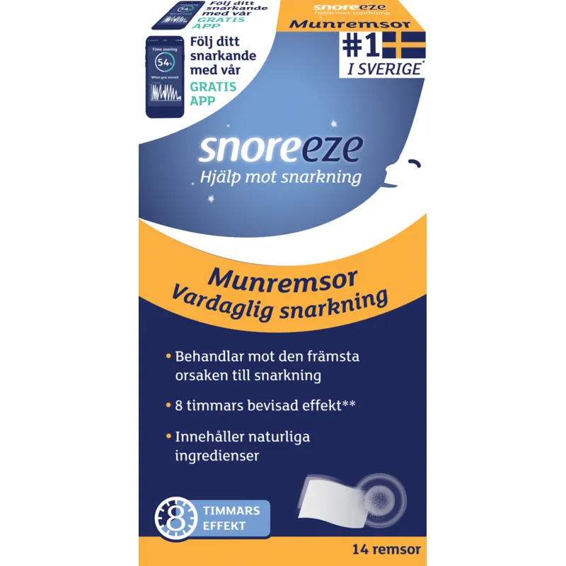Bild 1 för Snoreeze Munremsor 14 st