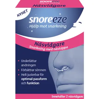 Produktfoto för Snoreeze Näsvidgare 2 st