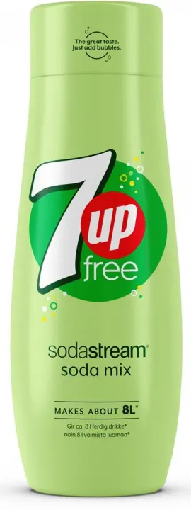 Produktfoto för SodaStream 7UP Free Smakkoncentrat 440ml