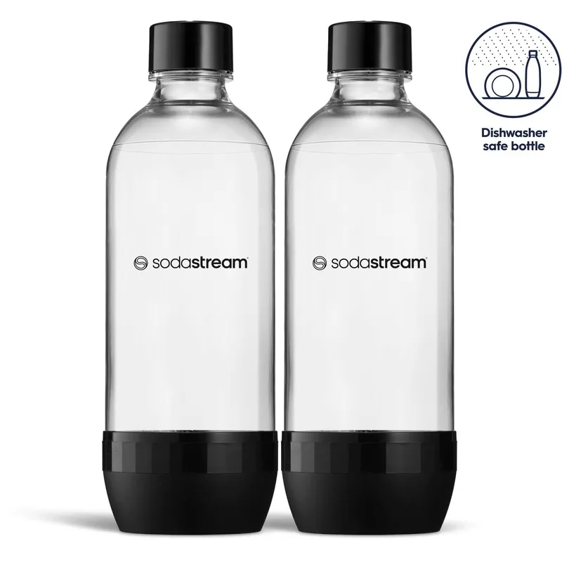 Bild 1 för SodaStream Classic flaska 2x1 liter, svart