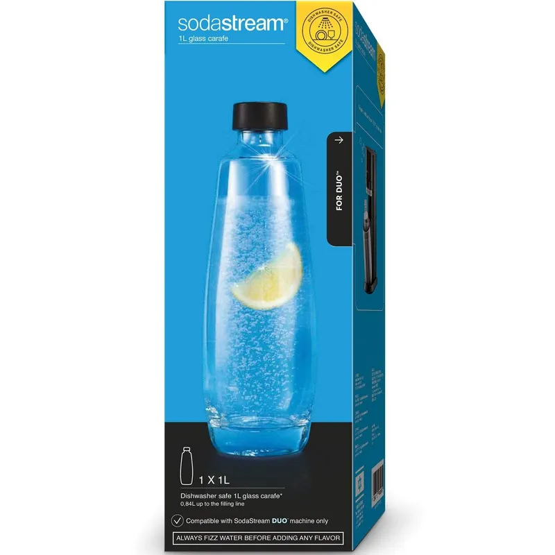 Bild 2 för SodaStream DUO glasflaska, 1 liter
