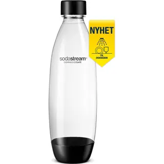 Produktfoto för SodaStream Fuse flaska 1x1 liter, svart