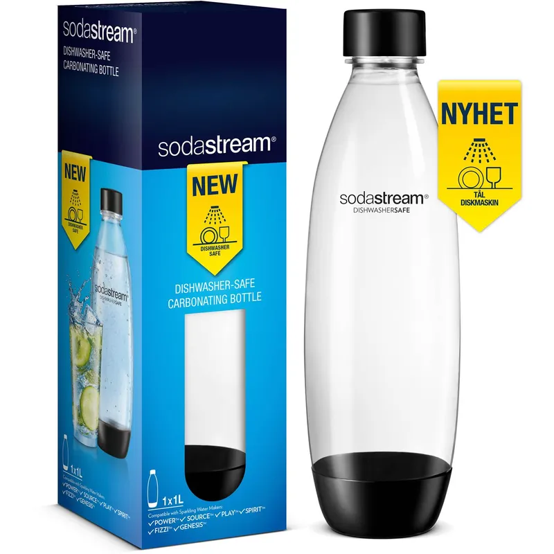 Bild 2 för SodaStream Fuse flaska 1x1 liter, svart