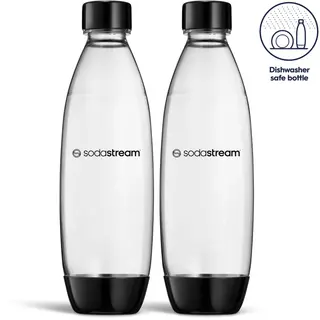 Produktfoto för SodaStream Fuse flaska 2x1 liter, svart