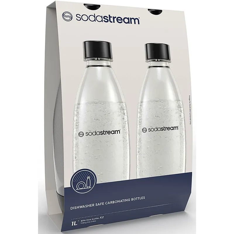 Bild 2 för SodaStream Fuse flaska 2x1 liter, svart