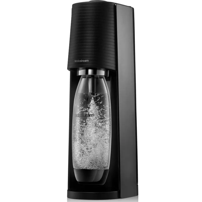 Bild 1 för SodaStream Terra kolsyremaskin svart med gascylinder