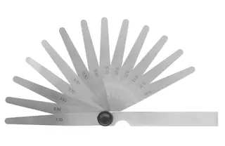Produktfoto för Sökarblad 0,05-1,00 mm (13 blad) 100 mm med konisk avrundning och 10 mm bredd