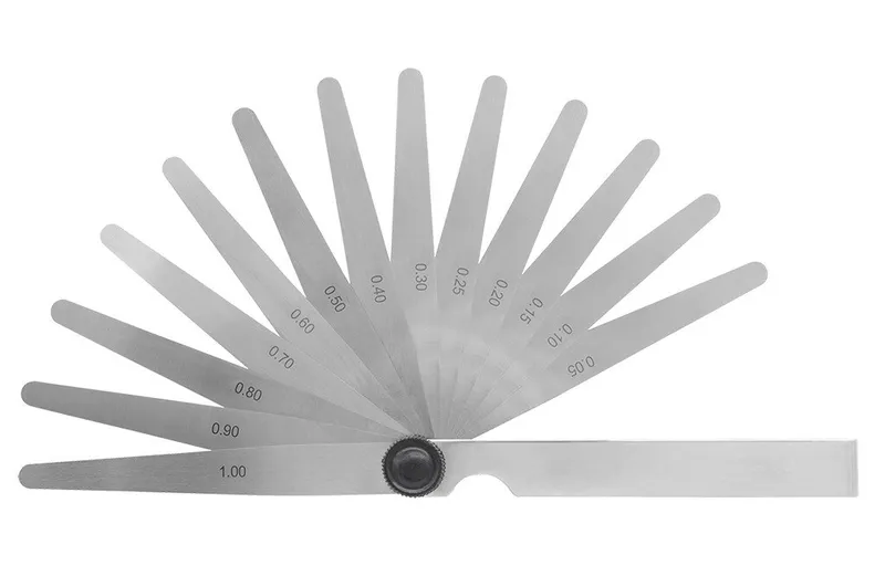 Alternativ bild 0 för Sökarblad 0,05-1,00 mm (13 blad) 100 mm med konisk avrundning och 10 mm bredd