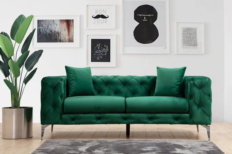 Bild 1 för Soffa 2-sits Canunda - Grön