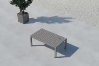 Produktfoto för Soffbord Copacabana 120 cm Utomhus - Brun