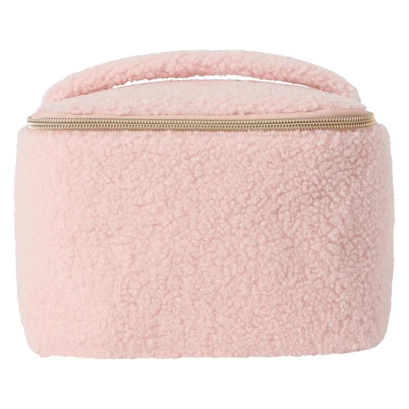 Bild 1 för Soft Spell Blush Cloud Beauty Case Large Makeup Bag Teddy