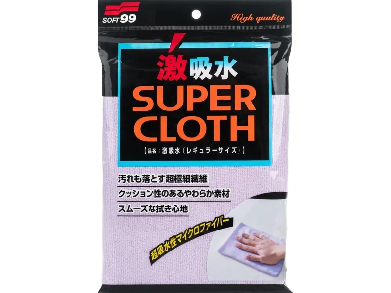 Alternativ bild 0 för Soft99 Microfiber Cloth Super Water Absorbant, mikrofibra