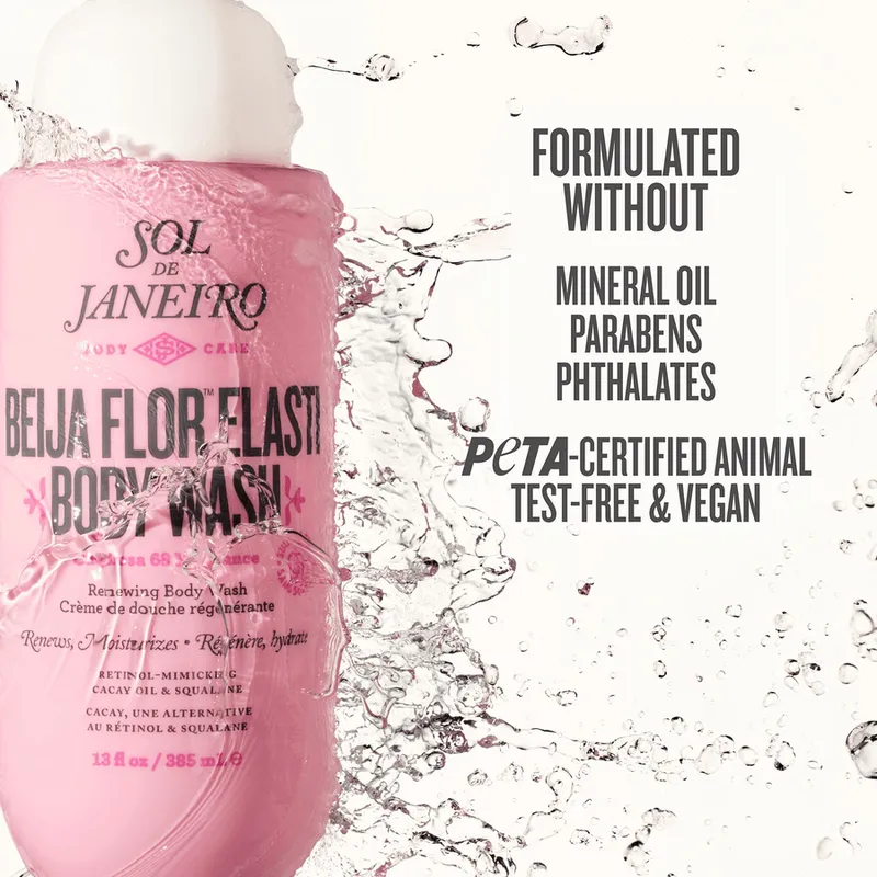 Bild 5 för Sol de Janeiro Beija Flor Skin-Renewing Body Wash 385 ml
