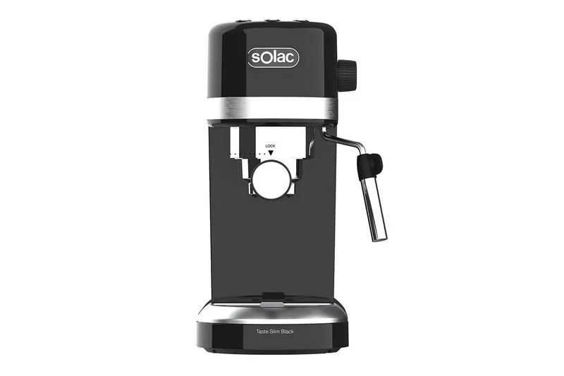 Bild 1 för Solac Taste Slim Black, Espressomaskin, 1,4 l, Malat kaffe, 1350 W, Svart