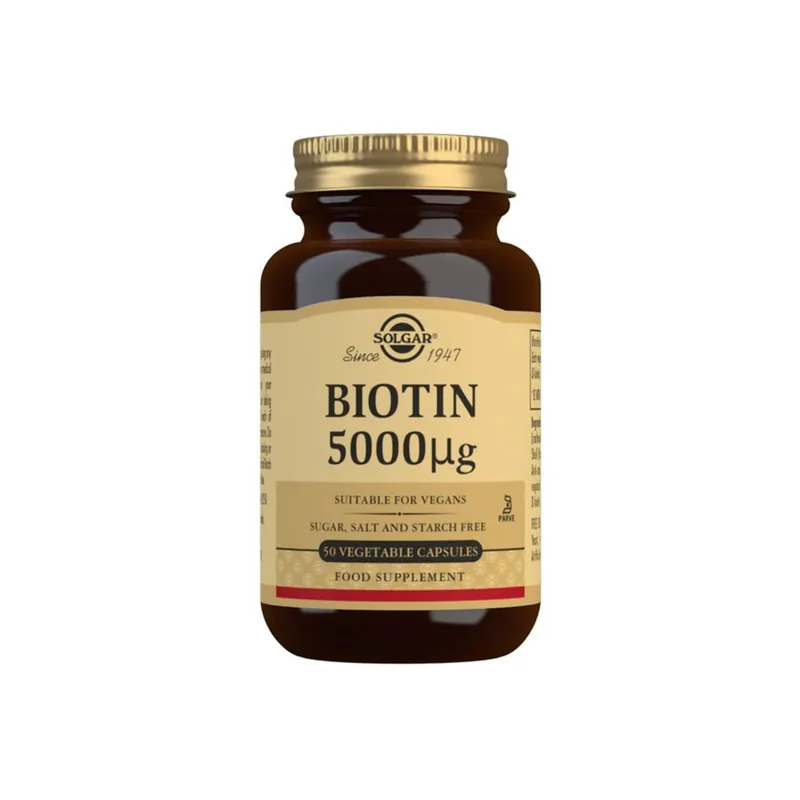 Bild 2 för Solgar Biotin 5000 mcg 50 kapslar