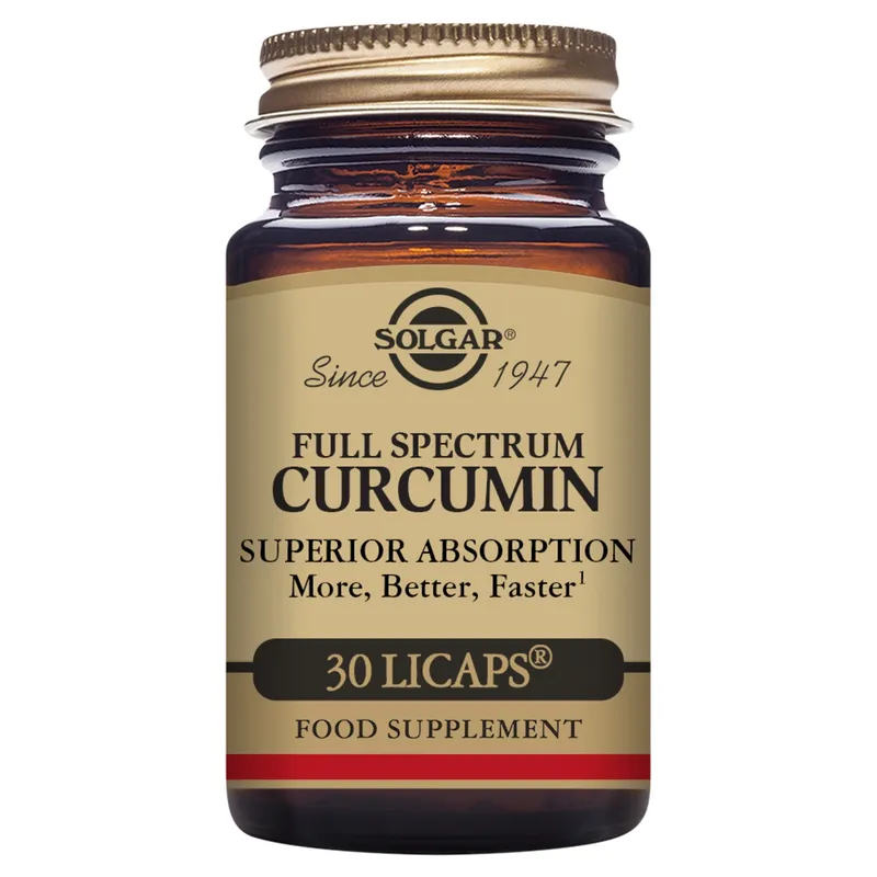 Bild 2 för Solgar Full Spectrum Curcumin 30 softgels