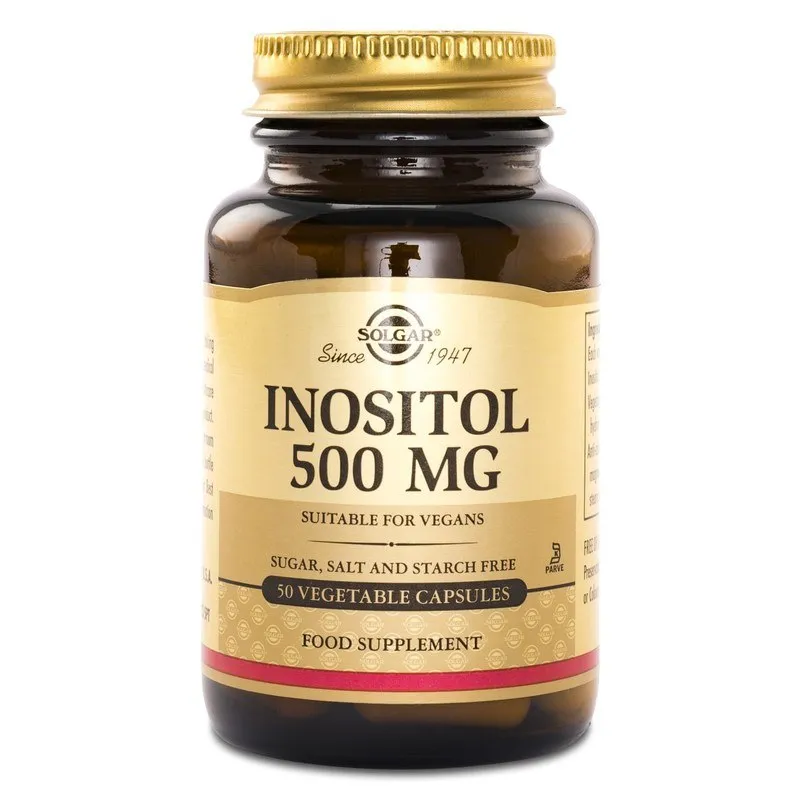 Bild 1 för Solgar Inositol 500 mg 50 kapslar