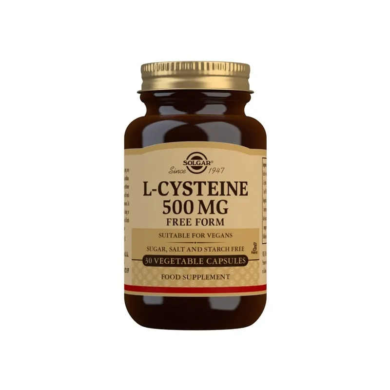 Bild 1 för Solgar L-Cysteine 500 mg 30 kapslar