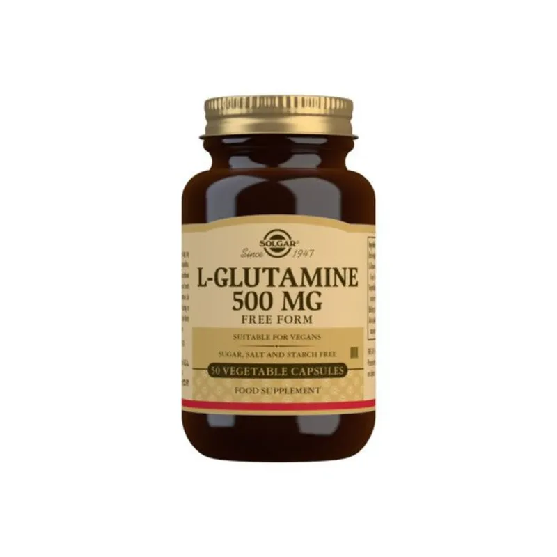 Bild 2 för Solgar L-Glutamine 500 mg 50 kapslar