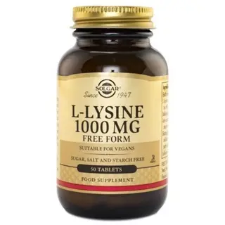Produktfoto för Solgar L-Lysine 1000 mg 100 tabletter