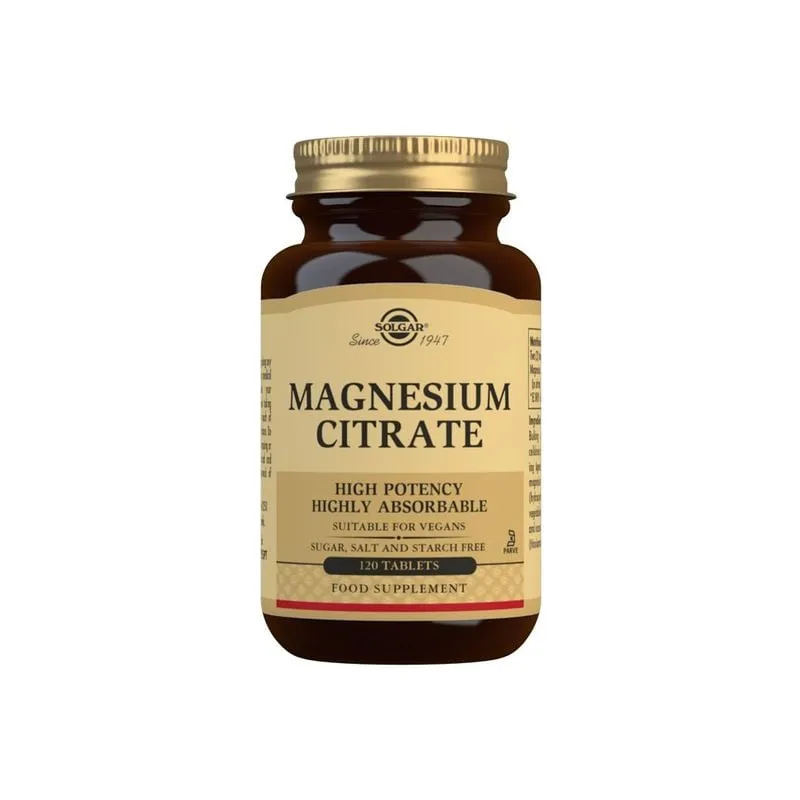 Bild 1 för Solgar Magnesium Citrate 120 tabletter