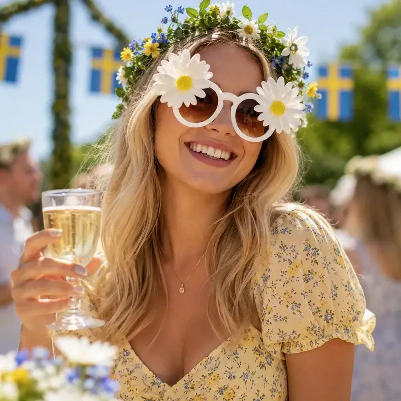 Bild 2 för Solglasögon Prästkrage