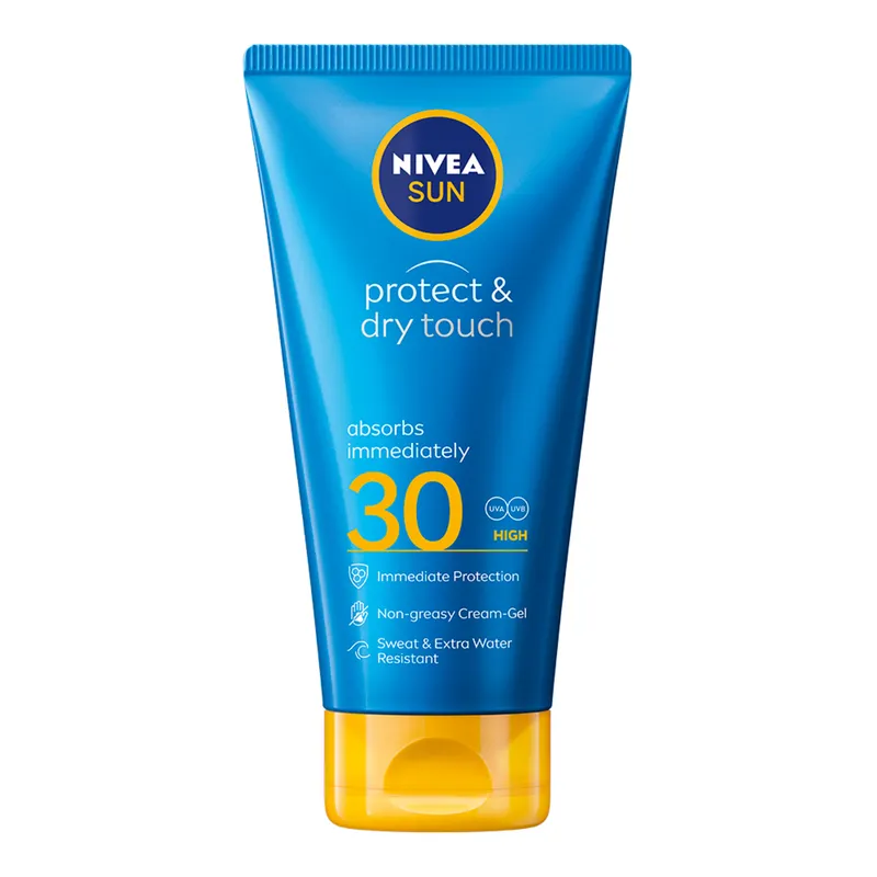 Bild 2 för Solkräm Protect & Dry Touch Sun Cream-Gel SPF30 175 ml NIVEA SUN