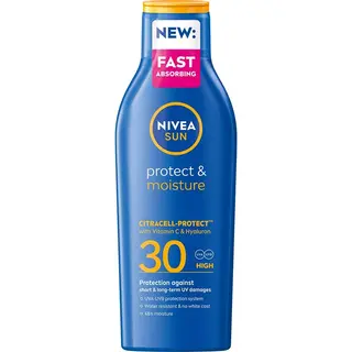 Produktfoto för Solkräm Protect & Moisture Lotion SPF30 200 ml NIVEA SUN