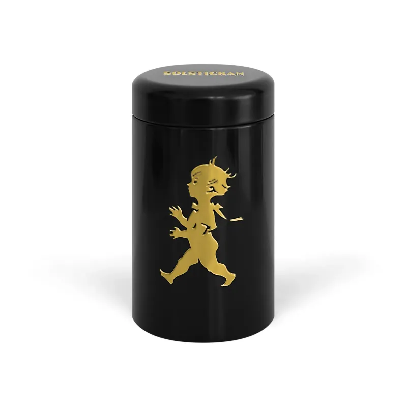 Alternativ bild 0 för Solstickan - Tändsticksrör 10 cm Svart/Guld
