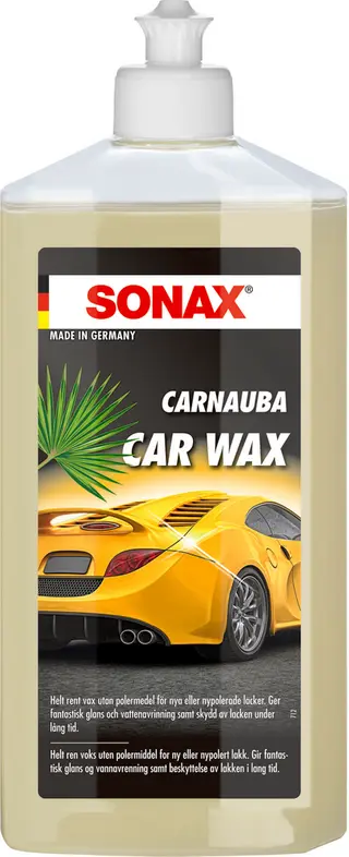 Produktfoto för Sonax Carnauba Car Wax - Flytande bilvax 500 ml