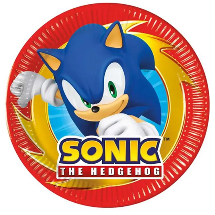 Alternativ bild 0 för Sonic pappersplattor, 20 cm.