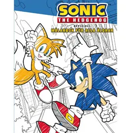 Produktfoto för Sonic the Hedgehog Målarbok för alla åldrar
