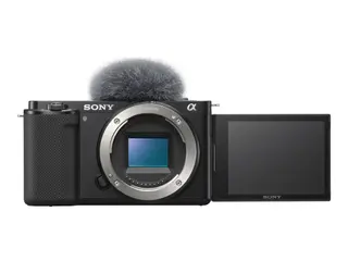 Produktfoto för Sony a ZV-E10 - Digitalkamera - spegellöst - 24.2 MP - APS-C - 4 K / 30 fps - endast stomme - Wireless LAN, Bluetooth - svart