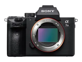 Produktfoto för Sony a7 III ILCE-7M3 - Digitalkamera - spegellöst - 24.2 MP - Fullständig ram - 4 K / 30 fps - endast stomme - Wi-Fi, NFC, Bluetooth - svart