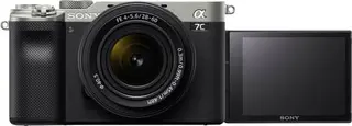 Produktfoto för Sony a7C ILCE-7CL - Digitalkamera - spegellöst - 24.2 MP - Fullständig ram - 4 K / 30 fps - 2.1x optisk zoom 28 - 60 mm lins - Wi-Fi, NFC, Bluetooth - silver