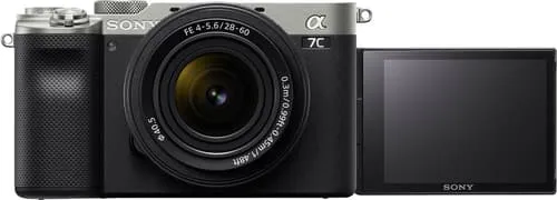 Alternativ bild 0 för Sony a7C ILCE-7CL - Digitalkamera - spegellöst - 24.2 MP - Fullständig ram - 4 K / 30 fps - 2.1x optisk zoom 28 - 60 mm lins - Wi-Fi, NFC, Bluetooth - silver