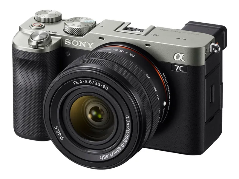 Alternativ bild 0 för Sony a7C ILCE-7CL - Digitalkamera - spegellöst - 24.2 MP - Fullständig ram - 4 K / 30 fps - 2.1x optisk zoom 28 - 60 mm lins - Wi-Fi, NFC, Bluetooth - silver