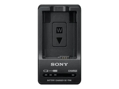 Alternativ bild 0 för Sony BC-TRW - Batteriladdare - 1 x batterier laddas - 400 mA - för Cyber-shot DSC-RX10  a NEX 3NL, 3NY, 5RL, 5RY, 5T, 5TY  a VLOGCAM ZV-E10  a3000  a7  a7R