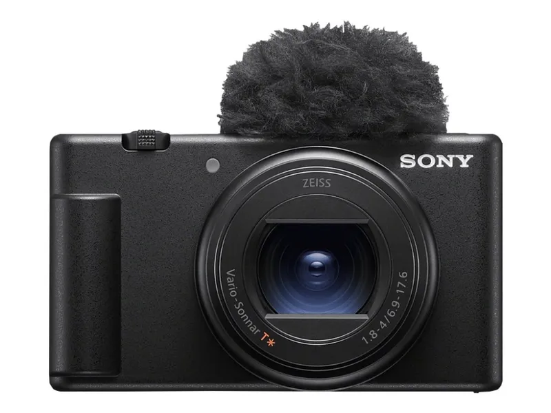 Alternativ bild 0 för Sony ZV-1M2 - Digitalkamera - kompakt - 20.1 MP - 4 K / 29.97 fps - 2.55x optisk zoom - ZEISS - Wi-Fi, Bluetooth - svart